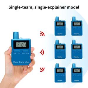 Idade Rica Qualidade Competitiva High-end 50 Canais Distância De Transmissão De Longo Alcance RC2402 Sistema De Ensino De Áudio Sem Fio