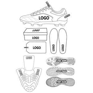 Chaussures de football FG à crampons longs pour hommes, personnalisées, respirantes, pour compétition et entraînement, vente en gros d'usine - Product Image 5