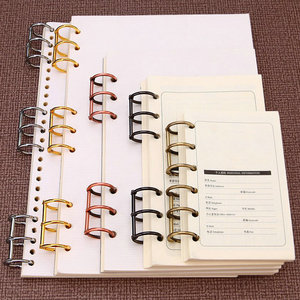 DIY Fotoalbum Ringbanden Boek Kalender Ronde Cirkel 0,5-Inch Rug A5 Metaal 3-Ring Bindringen Kammen Losbladige Binder - Product Image 2