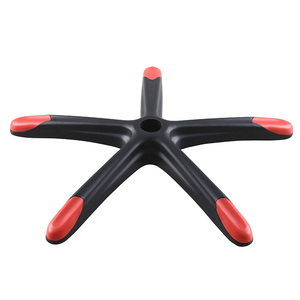 Pièces <span class=keywords><strong>de</strong></span> chaise <span class=keywords><strong>de</strong></span> bureau <span class=keywords><strong>Base</strong></span> <span class=keywords><strong>de</strong></span> chaise <span class=keywords><strong>de</strong></span> jeu rotative en nylon cinq étoiles personnalisée - Product Image 1