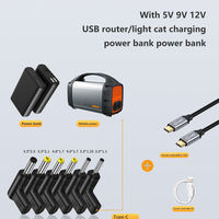 Adaptateur Echidpia Type-C vers DC 5V/9V/12V/19V Convertisseur USB C coudé pour routeur/ONU/PC avec protection OCP/OVP