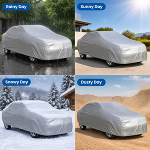 Custom Reflective Mirror Surface Automobile Cover Waterproof Shiny Metallic Coating Sedan SUV Dust UV Defense <strong>Blanket</strong> - Product Image 6