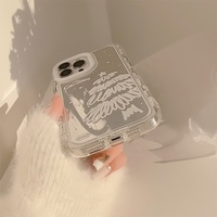 Vente en gros d'arbre de Noël miroir de maquillage pour téléphone portable étui Valentine miroir étui pour téléphone portable pour iPhone 14 15 Pro Max