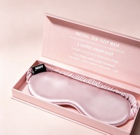 Boîte à fermeture magnétique de qualité supérieure avec revêtement UV et laminage mat pour masques oculaires (boîte cadeau personnalisable)