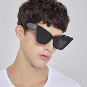 Lunettes de soleil rétro de luxe en plastique œil de chat pour femmes, lunettes de plage de styliste UV400 <span class=keywords><strong>2023</strong></span> - Product Image 6