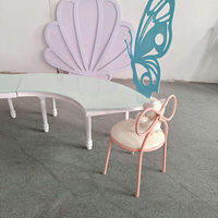 Chaises et tables pour enfants pour mariage et événements, table serpentine blanche pour mariage, fête d'enfants