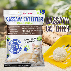 Arena para Gatos Orgánica a Base de Yuca con Carbón Activado para Desodorizar, Inhibición de Bacterias, Aglutinación Firme, No se Pega a la Maceta - Product Image 1