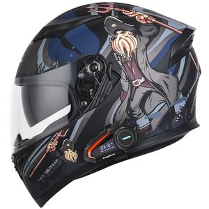 Casque de moto tout-terrain avec surface givrée intégrée - Product Image 5
