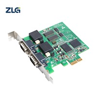 Décodeur ZLG PCIe vers CAN bus pour voiture, analyseur PCIe vers CAN de qualité industrielle, convertisseur PCIe-CAN, logiciel gratuit, série PCIe-91x