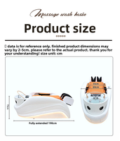 Chaise de shampooing inclinable pour salon de beauté et de coiffure Chuque, hydrothérapie de la tête, massage électrique, cuir, design imperméable
