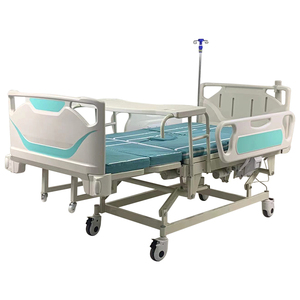 Venta directa de fábrica, cama de hospital médica Manual económica, buena para donación, precio bajo con dos manivelas - Product Image 1