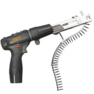 Power Tool Holding Automatische Feed Houtbewerking Decoratie Gipsplaat Keten Draadloze Schroef Pistool Nail Gun