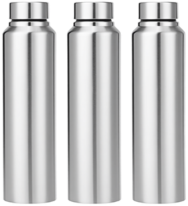 Bouteille d'eau en acier inoxydable pour réfrigérateur, école, bureau, salle de sport, voyage, anti-fuite, réutilisable, vaisselle, bouteille - Product Image 1