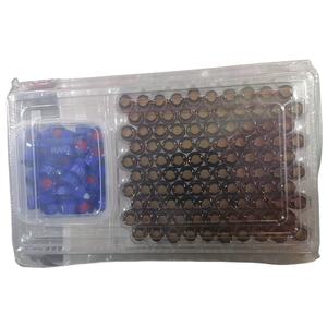 Flacone per campioni in vetro borosilicato ambrato di alta qualità da 1,5/2 ml con tappo a vite e possibilità di scrittura, compatibile con più marche (GC/LC) OEM - Product Image 2