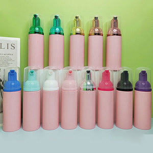 30Ml/50Ml/60Ml/80Ml/100Ml/150Ml/200Ml givré Transparent <span class=keywords><strong>noir</strong></span> cils shampooing bouteille Mousse mousseuse visage lavage bouteille - Product Image 1