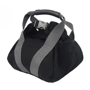 Kettlebell sac de sable d'entraînement de poids en toile réglable 16oz pour la musculation