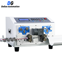 Machine de coupe et de dénudage de fils automatique/semi-automatique DG-808A avec dénudage double fil, alimentation AC220V
