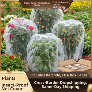 Garden Insect <b>Netting</b> 1m White Polyethylene <b>Mesh</b> For Pest Protection Outdoor Use - Product Image 5