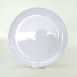 Venda Direta Da Fábrica Simples Melamina Branca Redonda Restaurante Placa Atacado - Product Image 1