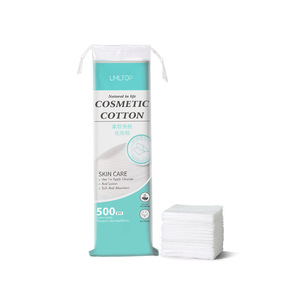 LMLTOP Tampons de coton cosmétiques 500 pièces, simple couche, non tissés, démaquillants, soin doux pour la peau - Product Image 3