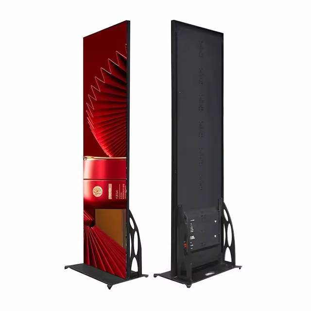 Indoor Digital Signage LCD Advertising Players P2.5 P3super-thin Floor Standing Outdoor Waterproof Led Poster Display Screen