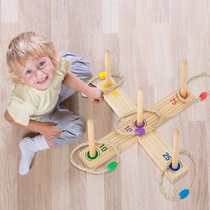 Madera Ring Toss <span class=keywords><strong>juego</strong></span> césped juegos al aire libre para acampar y Carnaval - Product Image 2