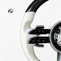 Volant de direction en fibre de carbone personnalisé, accessoires intérieurs de voiture pour Mercedes W204 W218 W214 W212 C63 Classe A Classe C Classe E