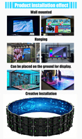 Écran LED intérieur haute fréquence de rafraîchissement, panneau mural vidéo LED couleur P2.5, écran publicitaire LED pour une installation facile en supermarché