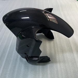 AKOSO Carbone 100% Véritable Pré-imprégné Fibre de Carbone <span class=keywords><strong>Moto</strong></span> Nouveau Style Garde-boue Avant pour <span class=keywords><strong>BMW</strong></span> S1000RR M1000RR 2025 2026 - Product Image 3