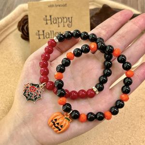 Natural Bracelet Colorful Glass Beaded Anti-anxiety Stone Innovative Influencer Choice Item Personalized <b>Engraving</b> - Product Image 4