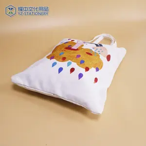 Fashion 10oz Fair Trade Polycotton Handle Bags Cotton Bag -005 as Customized Customized Size,small(20-30cm) Cotton Fabric Custom