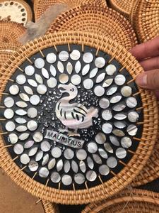 Collection de sets de table en rotin et nacre faits à la main, uniques, en gros à prix avantageux, en provenance du Vietnam - Product Image 4