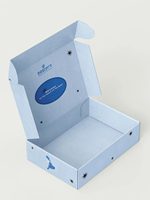 Boîte d'expédition en carton ondulé personnalisée avec impression recto-verso pour l'emballage de cadeaux, de produits de beauté, de vêtements et de produits de marque