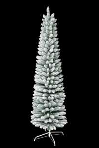 UMIND New Design Customized Slim Snow Flocked Wrapped Artificial Christmas <strong>Tree</strong> for Christmas Decoration - Product Image 2