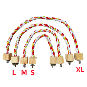 Cuerda de Escalada para Loros, Longitud 30/40/50/60cm, Barra Suave Giratoria para Mascotas, <span class=keywords><strong>Escalera</strong></span>, Nuevo Diseño, Juguetes para Pájaros - Product Image 3