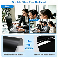 Protection d'écran anti-espionnage, anti-reflet, anti-lumière bleue, anti-éblouissement pour ordinateur portable multi-tailles