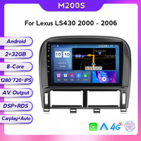 MEKEDE M Android11 8core 6 + 128G autoradio lecteur DVD pour Lexus LS430 2000-2006 IPS DSP GPS BT vidéo stéréo CAR-PLAY 4G WIFI