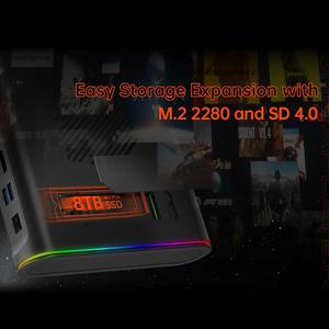 Nhà Máy Giá ONE-NETBOOK onexgpu2 12GB Di động mở rộng <span class=keywords><strong>dock</strong></span> hỗ trợ 65 Wát sạc nhanh với RGB ánh sáng - Product Image 3