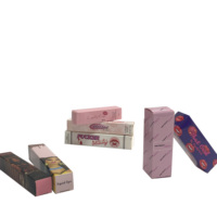 Boîtes en papier personnalisées de luxe pour cosmétiques et maquillage, emballage esthétique pour gloss à lèvres, vente en gros de cosmétiques