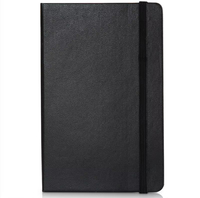 Carnet A5 en cuir PU avec logo personnalisé, couverture rigide, fermeture élastique, ligné, pour affaires, bureau, école, papeterie, écriture, cadeau