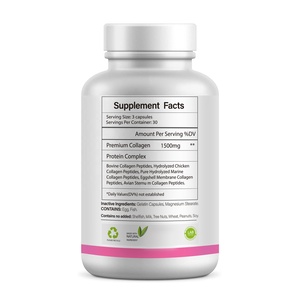 Zoey <strong>Multi</strong> <strong>Collagen</strong> Peptides Capsules Hydrolyzed Pure Protein Powder <strong>Supplement</strong> Support for Hair Growth Skin &amp; Nails Anti-Aging - Product Image 3