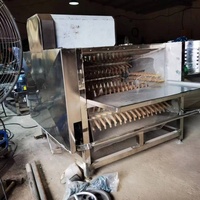 Machine à plumer les poulets / Machine à échauffer la volaille / Machine à échauffer les poulets à chauffage au gaz pour l'abattage