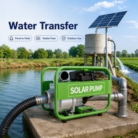 Pompe solaire auto-amorçante haute performance 3 pouces 1500W 50m³/h pour irrigation de puits peu profonds 2HP