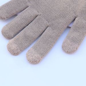 BESTELLA Winter Knitted Acrylic <b>Gloves</b> Warm <b>Screen</b> <b>Touch</b> Solid Color Daily Sports for Men Women Wholesale - Product Image 4