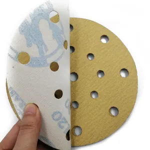 Tozsuz kuru aşındırıcı zımpara 6 inç parlatma zımpara diski