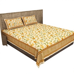 Mejor Precio al por Mayor, Sábanas Planas Estampadas Personalizables, 2 Fundas de Almohada, 100% Algodón, 300 Hilos, Ecológicas, HEAVENBIRDS - Product Image 1