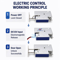 Cerradura Solenoide Eléctrica Mini DC12V Personalizada al por Mayor para Armarios Inteligentes y Máquinas Expendedoras