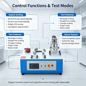 Probador de Durabilidad de Clics en Pantalla Táctil con Eje X Y de 150 mm de Recorrido, Equipo de Prueba de Laboratorio AC220V - Product Image 4