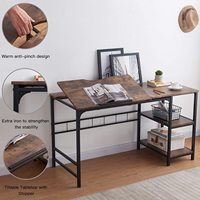 Échantillon gratuit grande table à dessin multifonctionnelle bureau artisanal d'art moderne pour l'étude de l'écriture PC bureau d'ordinateur portable poste de travail en métal
