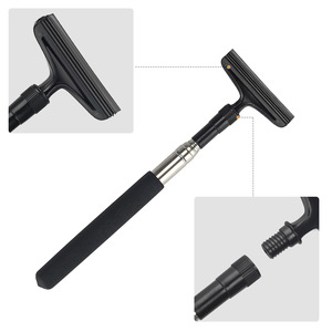 Araba ayna yağmur damlaları için taşınabilir otomatik ayna silecek temizleyici teleskopik uzun çubuk araba dikiz aynası silecek - Product Image 6